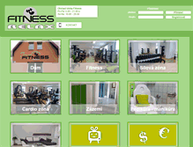 Tablet Screenshot of fitnessclubrelax.cz